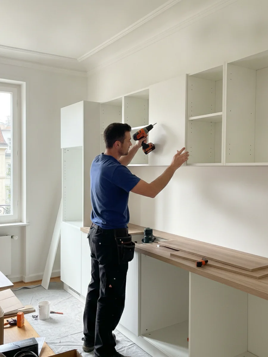 Montage de cuisine & aménagements sur mesure à Plan-les-Ouates Genève